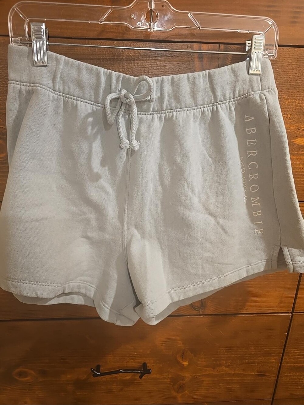Abercrombie & Fitch Soft A&F Collection Shorts Size M mint green Logo Lounge Y2K